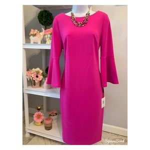 NWT Calvin Klein dress 8 with matching jewelry